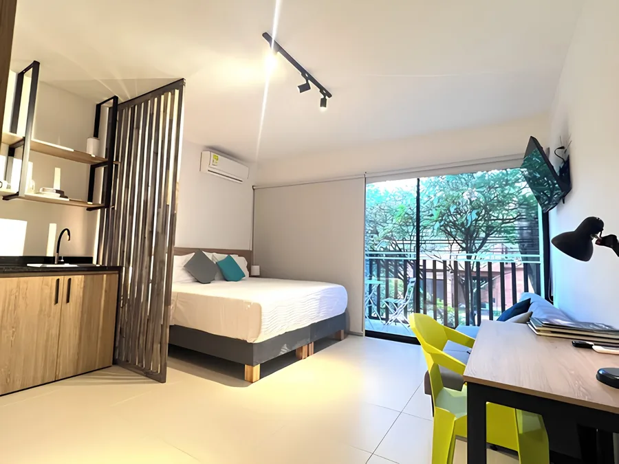 Suite Ejecutiva con Balcón